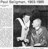 Paul Seligman, first president of APSO